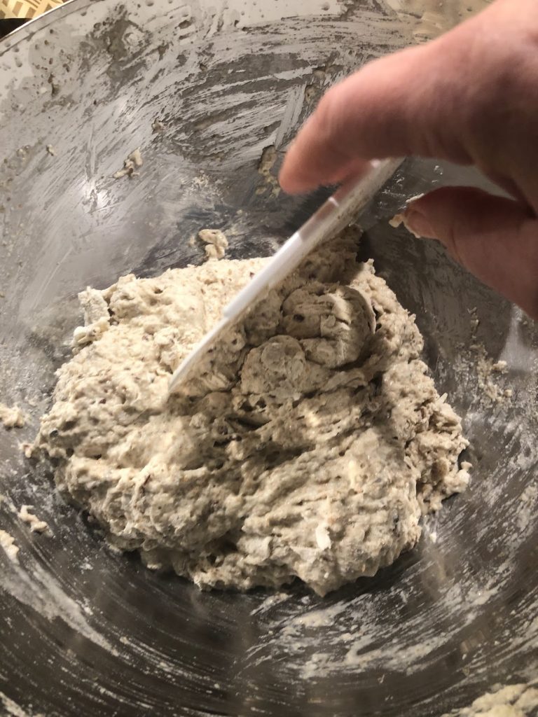 Eerste deeg, nog onsamenhangend